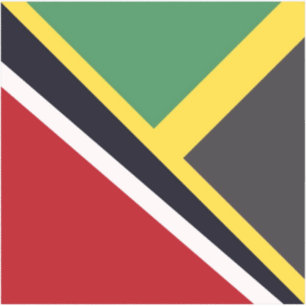 Trini Jamaican Flag Vlag Trinidad Jamaica Sticker