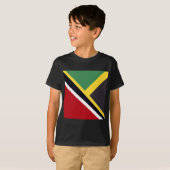 Trini Jamaican Flag | Vlag Trinidad Jamaica T-shirt (Voorkant volledig)