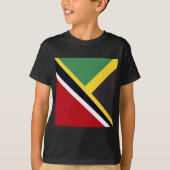 Trini Jamaican Flag | Vlag Trinidad Jamaica T-shirt (Voorkant)