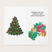 TRINI KERST 2 VOUWKAART KAART (Binnenkant ongevouwen)