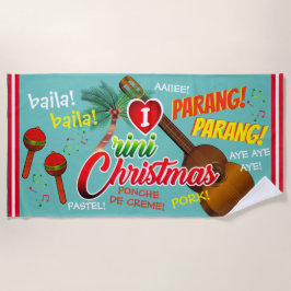 Trini Kerst is de Best / Marac en Cuatro Strandlaken