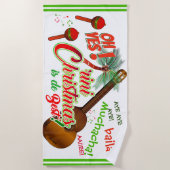 Trini Kerst is het beste / Marac en Cuatro Strandlaken (Voorkant)