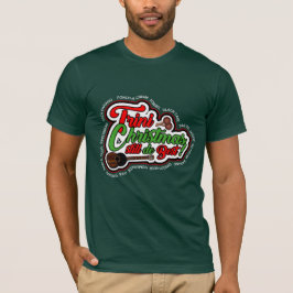 Trini-kerst nog steeds het beste met kaart en cuat t-shirt