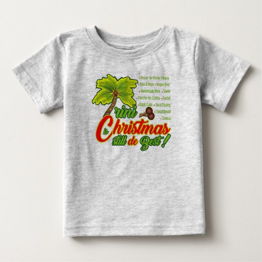 Trini-kerstman-Baby Romper (Voorkant)