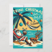 Trini Kerstmis 2 Feestdagenkaart (Achterkant)