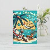 Trini Kerstmis 2 Feestdagenkaart (Staand voorkant)