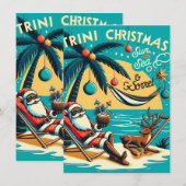 Trini Kerstmis 2 Feestdagenkaart (Voorkant / Achterkant)