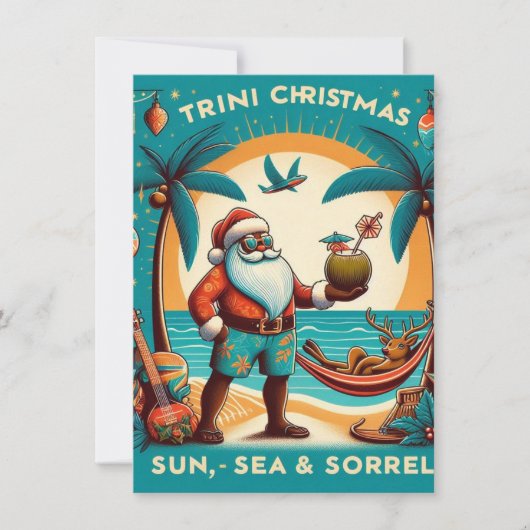 Trini Kerstmis Feestdagenkaart (Voorkant)