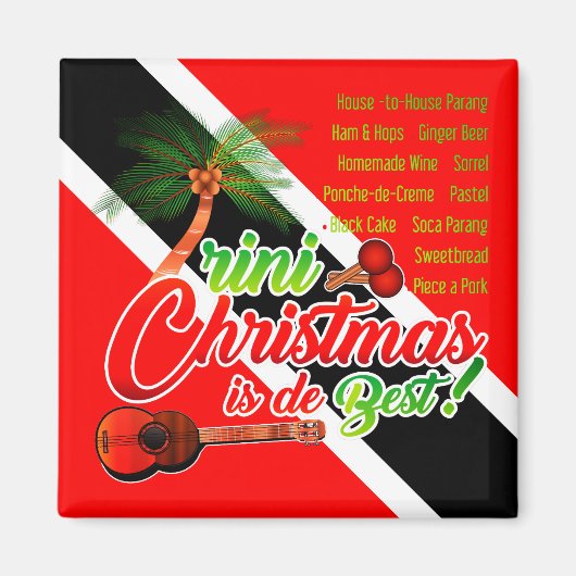 Trini Kerstmis is de beste Magneet (Voorkant)