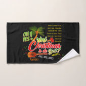 Trini Kerstmis is de beste op BLACK Bad Handdoek (Handdoek)