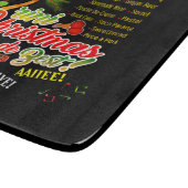 Trini Kerstmis is de beste op BLACK Snijplank (Hoek)