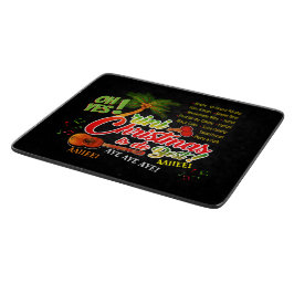 Trini Kerstmis is de beste op BLACK Snijplank