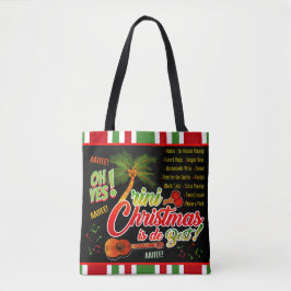 Trini Kerstmis is de beste op BLACK Tote Bag