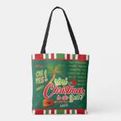 Trini Kerstmis is de Beste op GROEN Tote Bag (Achterkant)