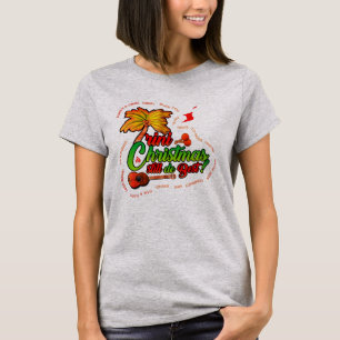 Trini Kerstmis nog steeds het beste met kaart en c T-shirt