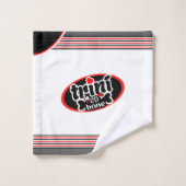 Trini-naar-de-boon op uw kleur bad handdoek (Wasdoekje)