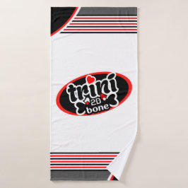 Trini-naar-de-boon op uw kleur badhanddoek