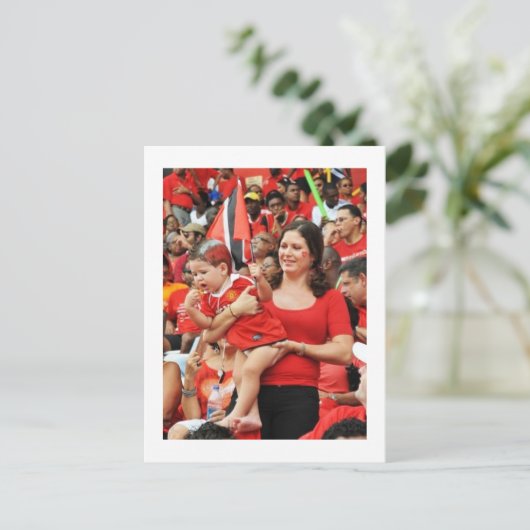 Trini Supporters Briefkaart (Staand voorkant)