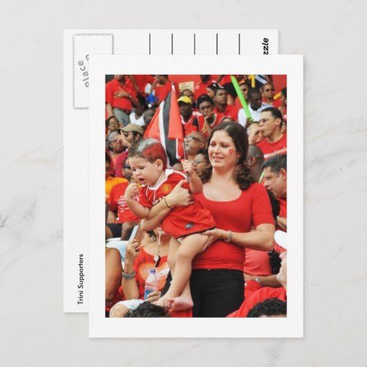 Trini Supporters Briefkaart (Voorkant / Achterkant)