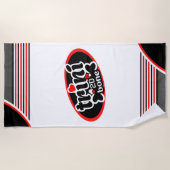 Trini to De Bone on (uw kleur) Strandlaken (Voorkant)