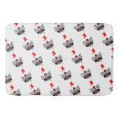 Trini to de Bone with Islands Map angled on WHITE Badmat (Voorkant)