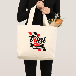 Trini Tot op het Bot Grote Tote Bag