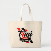 Trini Tot op het Bot Grote Tote Bag (Voorkant)