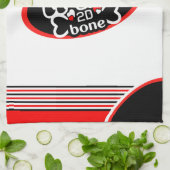 Trini tot op het bot) theedoek (Gevouwen)