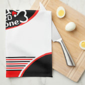 Trini tot op het bot) theedoek (Quarter Fold)