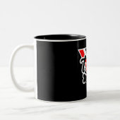Trini Tot op het Bot Tweekleurige Koffiemok (Links)