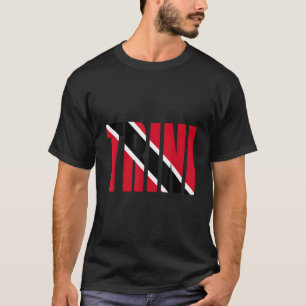 Trini Trinidad en Tobago Trinidadiaanse Vlag T-shirt
