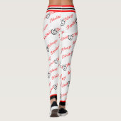 Trini / Trinidad & Tobago Patriottisch - Wit Leggings (Achterkant)