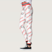 Trini / Trinidad & Tobago Patriottisch - Wit Leggings (Links)