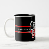 trini voorbij de bot met jouw naam op tweekleurige koffiemok (Links)