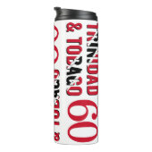 TRINIDAD 60e Jubileum monogram Thermosbeker (Geroteerd rechts)