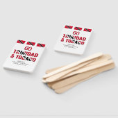 TRINIDAD 60e Jubileum Onafhankelijkheid Handwaaier (Niet-gemonteerd)