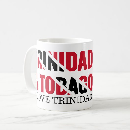 TRINIDAD 60e Jubileum Onafhankelijkheid Koffiemok (Voorkant links)