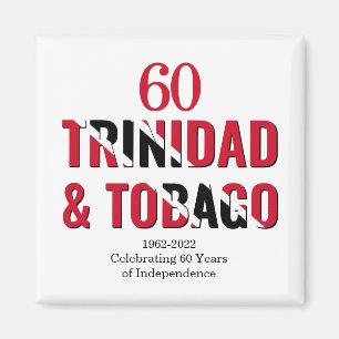 TRINIDAD 60e Jubileum Onafhankelijkheid Magneet