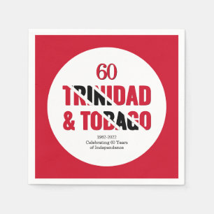 TRINIDAD 60e Jubileum Onafhankelijkheid Servet