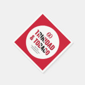 TRINIDAD 60e Jubileum Onafhankelijkheid Servet (Hoek)