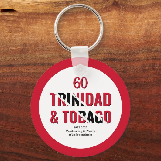 TRINIDAD 60e Jubileum Onafhankelijkheid Sleutelhanger (Voorkant)