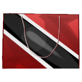 Trinidad and Tobago Flag Gift Bag Groot Cadeauzakje (Achterkant)