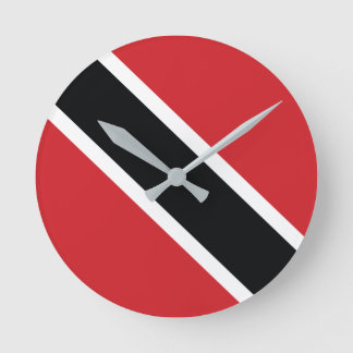 Trinidad and Tobago National Flag Clock Ronde Klok