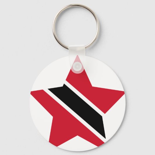 Trinidad+and+Tobago Star Sleutelhanger (Voorkant)