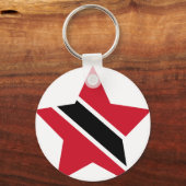 Trinidad+and+Tobago Star Sleutelhanger (Voorkant)