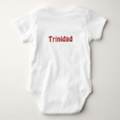 Trinidad baby T-shirt (Achterkant)