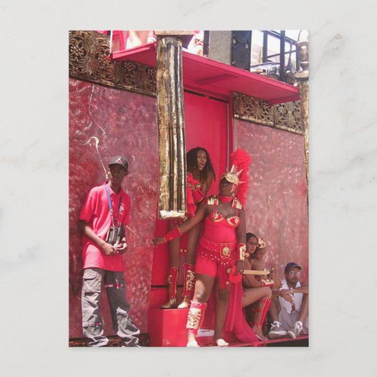 Trinidad Carnival 2006 Briefkaart (Voorkant)
