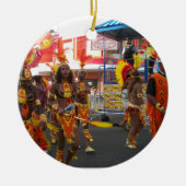 Trinidad Carnival Keramisch Ornament (Voorkant)