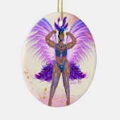 Trinidad Carnival Queen - Tropisch Poster Ornament (Rechts)