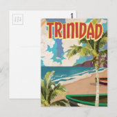 Trinidad cartoons reisposter briefkaart (Voorkant / Achterkant)